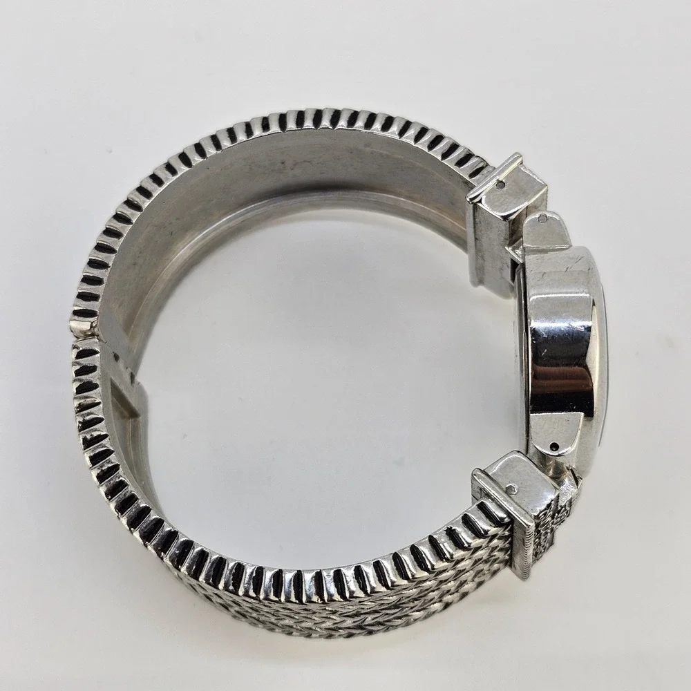 Cuff Women's Watch 34MM Brown Dial Two Tone Bracelet 6